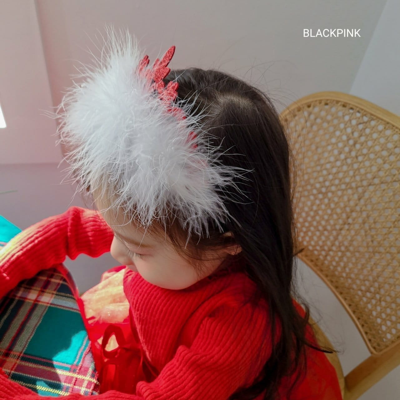 Black Pink - Korean Children Fashion - #Kfashion4kids - Christmas Sa One-Piece - 6