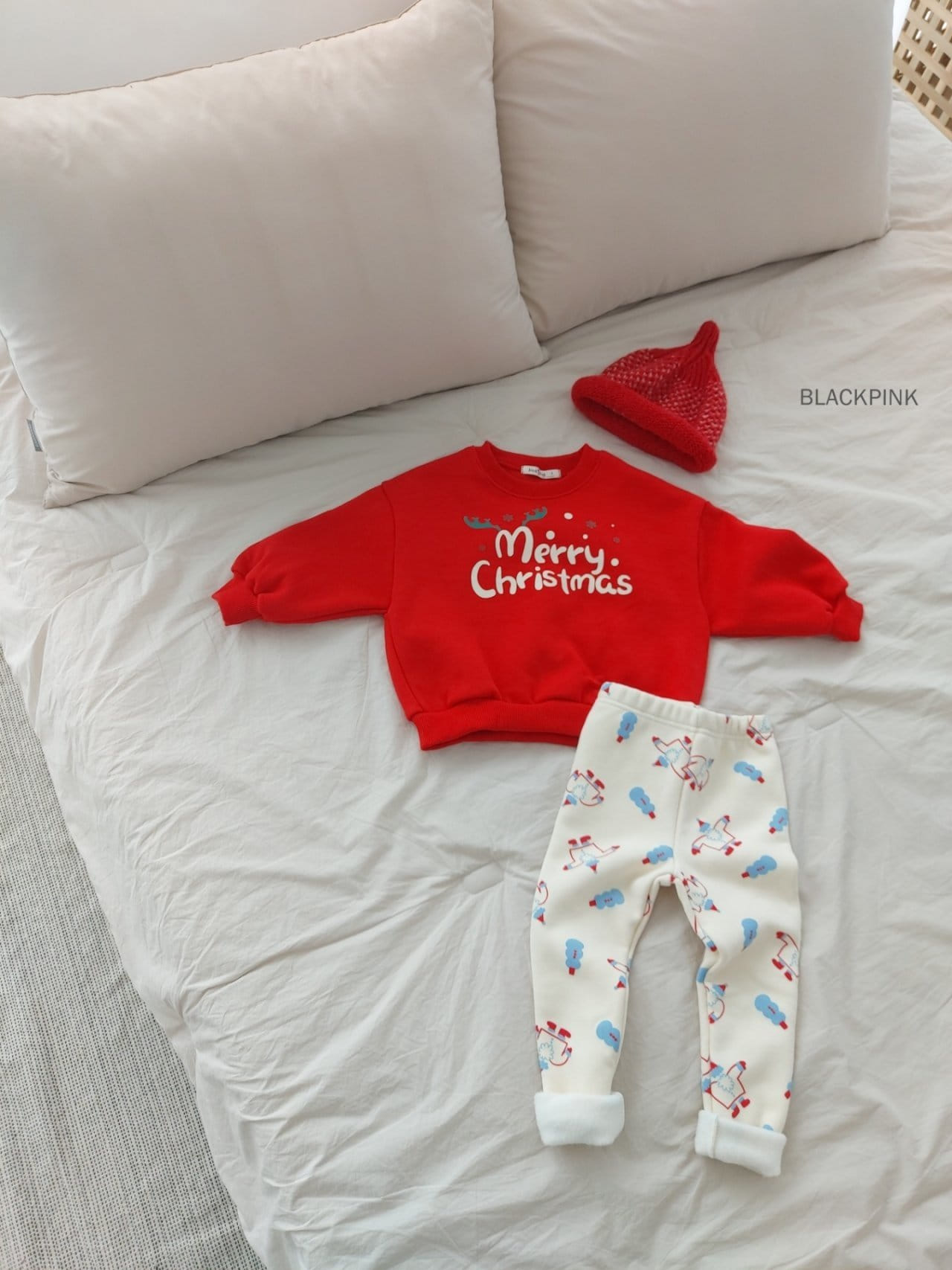 Black Pink - Korean Children Fashion - #Kfashion4kids - Christmas Sweatshirt - 9
