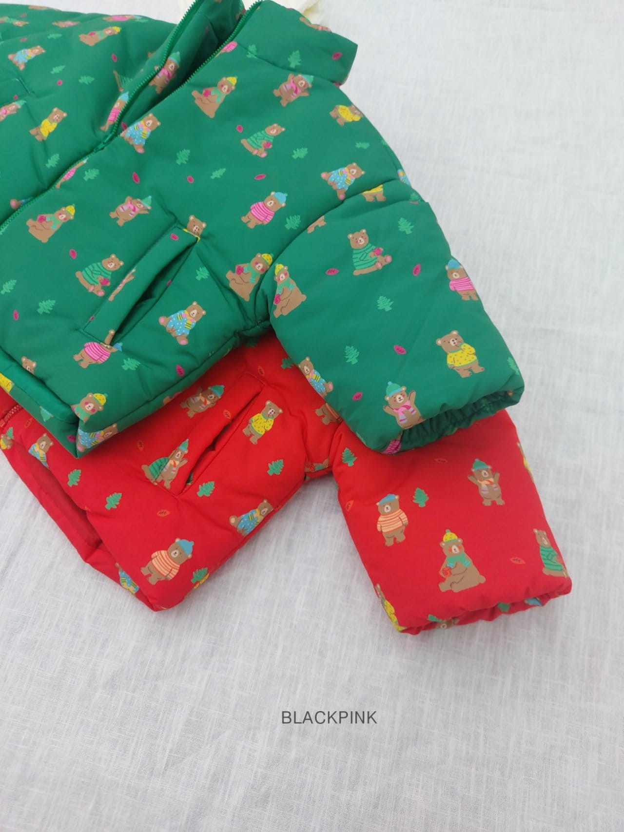 Black Pink - Korean Children Fashion - #designkidswear - Christmas Ppang Ppang Padding Jumper - 5