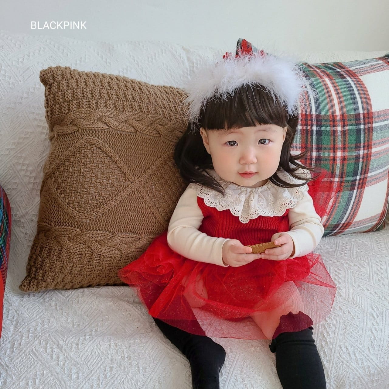 Black Pink - Korean Children Fashion - #designkidswear - Christmas Sa Suit - 4