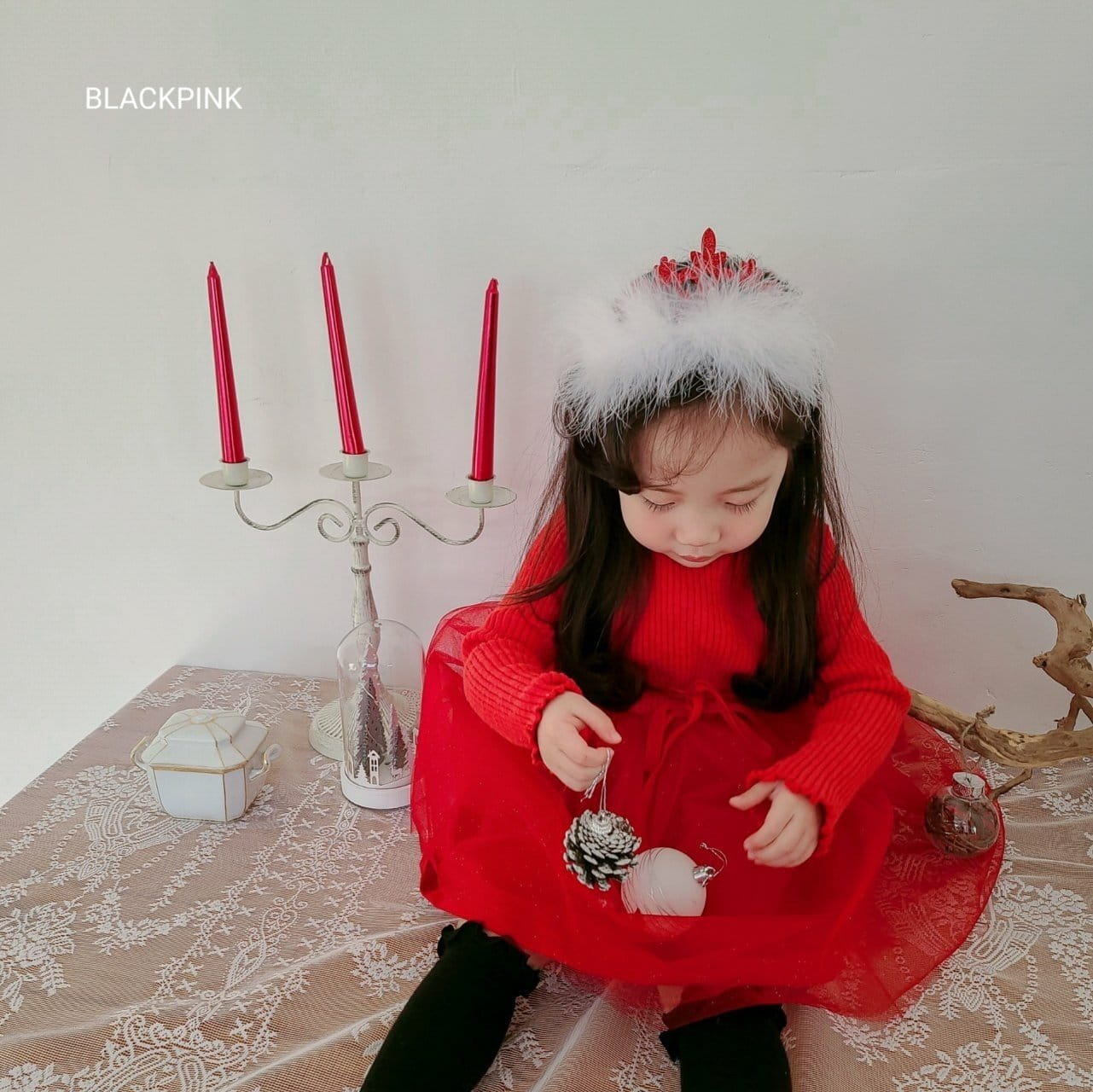 Black Pink - Korean Children Fashion - #discoveringself - Christmas Sa One-Piece