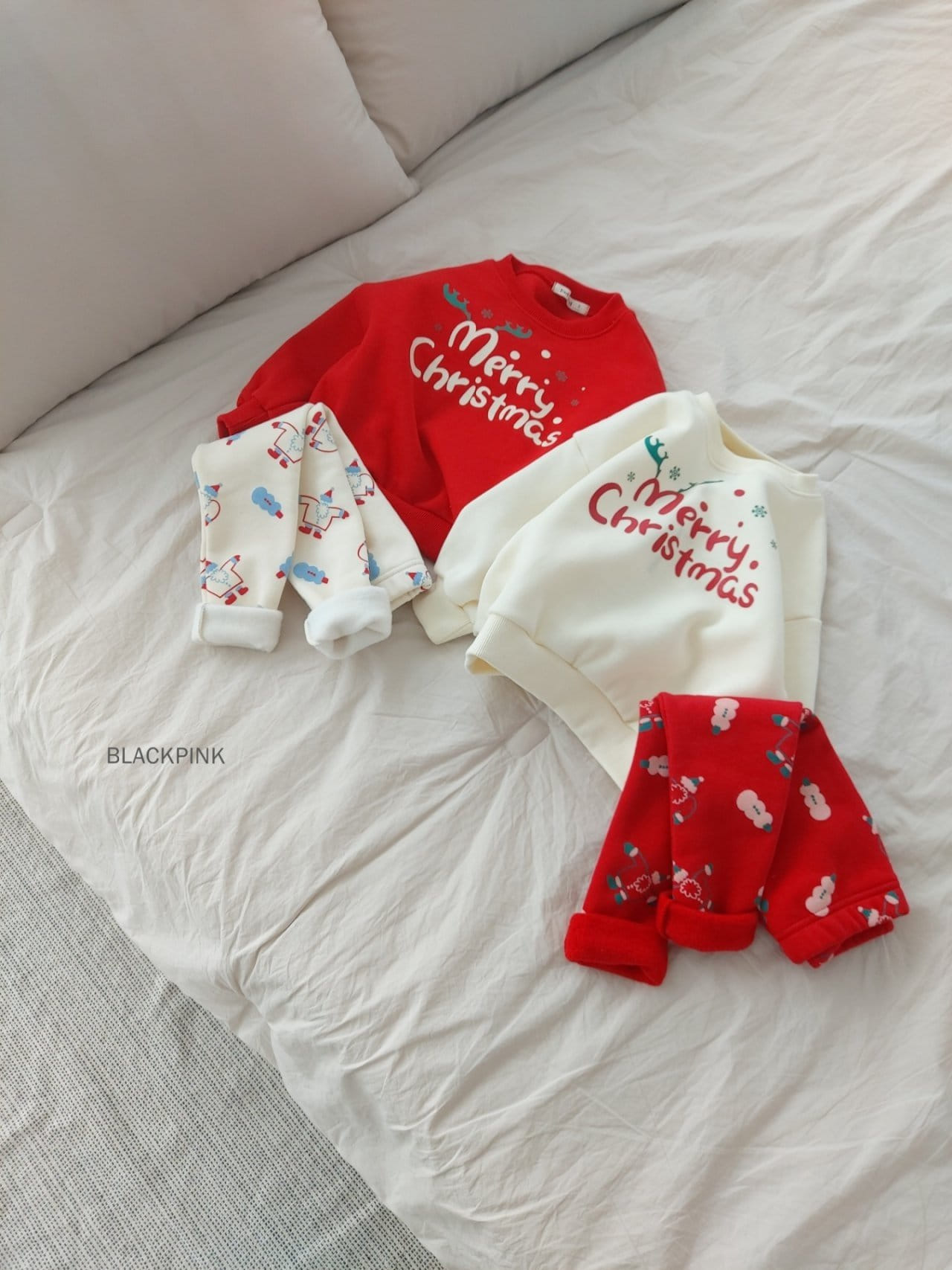 Black Pink - Korean Children Fashion - #designkidswear - Christmas Sweatshirt - 4