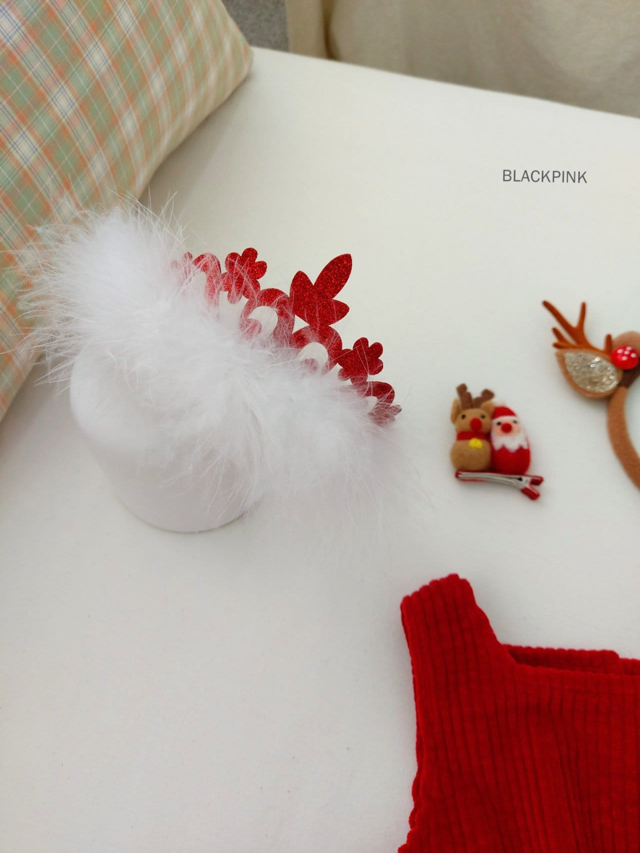 Black Pink - Korean Children Fashion - #magicofchildhood - Christmas Hairband - 10