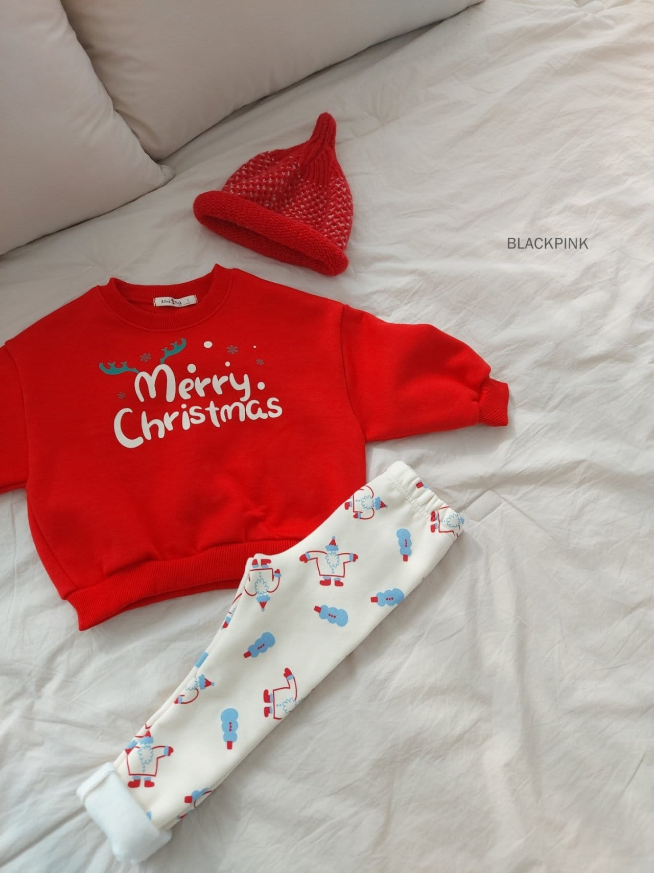 Black Pink - Korean Children Fashion - #magicofchildhood - Christmas Sweatshirt - 11