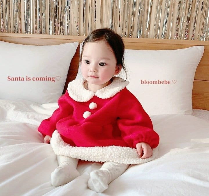 Bloombebe - Korean Baby Fashion - #babyfashion - Santa One-Piece - 2