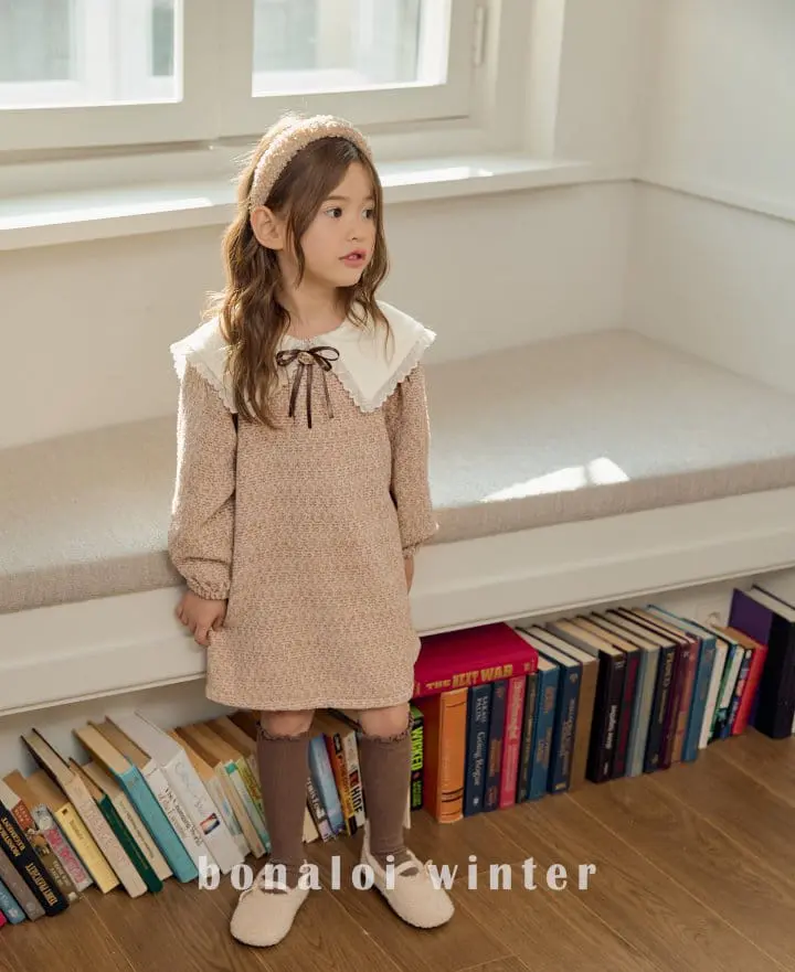 Bonaloi - Korean Children Fashion - #Kfashion4kids - Chucream One-piece - 10
