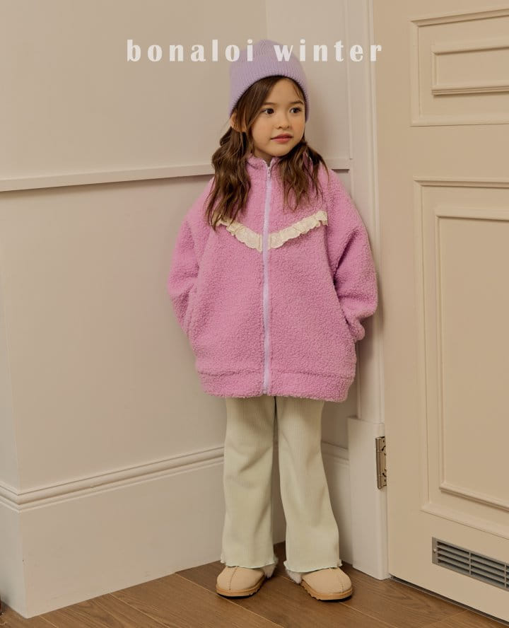 Bonaloi - Korean Children Fashion - #childofig - Shoopy Lace Jumper - 11