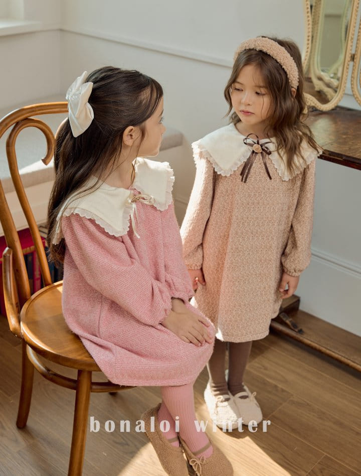 Bonaloi - Korean Children Fashion - #childofig - Chucream One-piece - 2