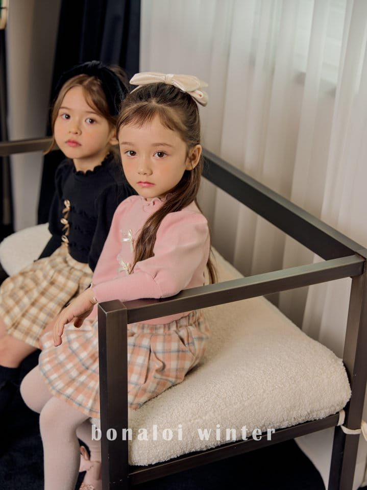 Bonaloi - Korean Children Fashion - #childrensboutique - Triple Ribbon Tee - 5
