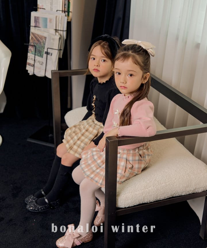 Bonaloi - Korean Children Fashion - #designkidswear - Triple Ribbon Tee - 6