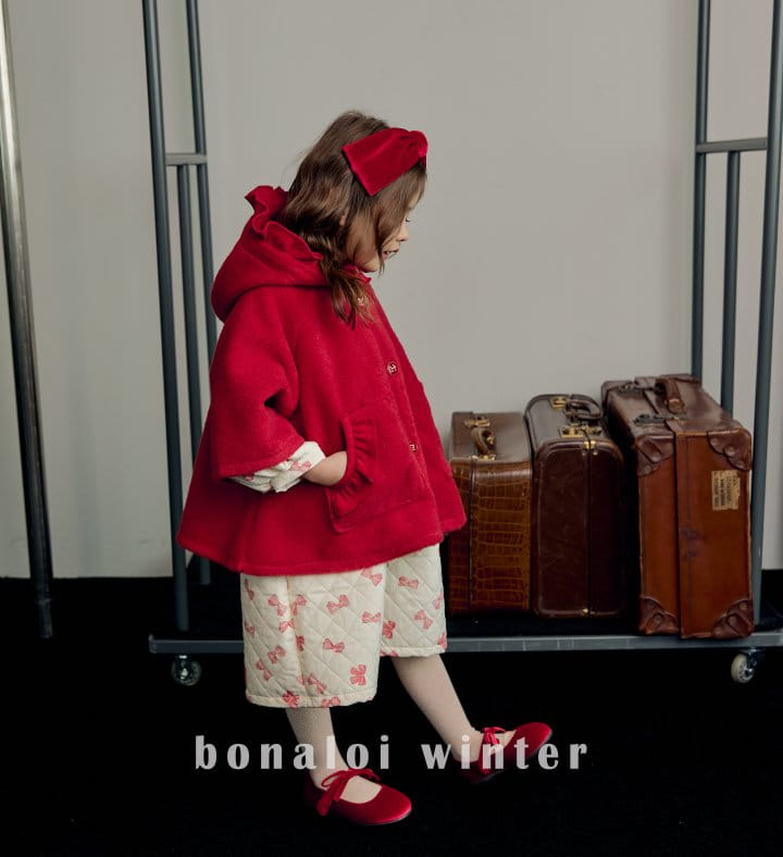 Bonaloi - Korean Children Fashion - #designkidswear - Frill Cape Coat - 12