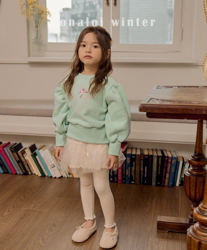 Bonaloi - Korean Children Fashion - #discoveringself - Color Shirring Skirt Leggings - 3
