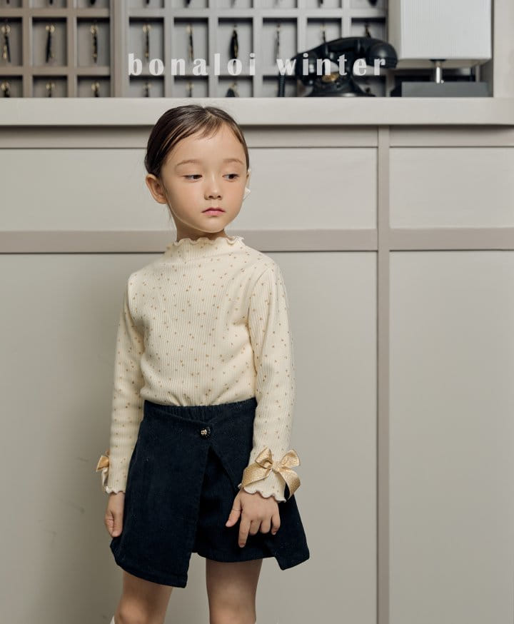 Bonaloi - Korean Children Fashion - #discoveringself - Side Rib Skirt Pants - 11