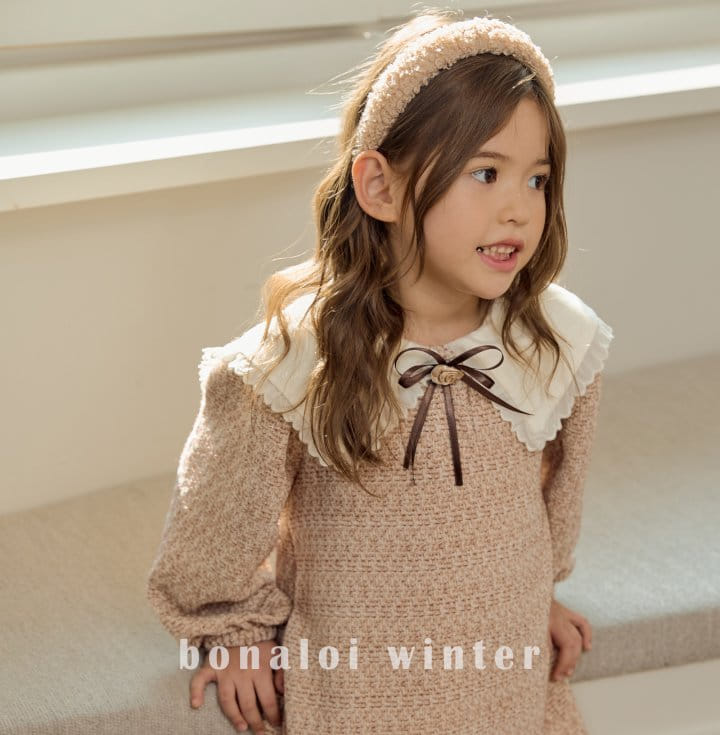 Bonaloi - Korean Children Fashion - #fashionkids - Chucream One-piece - 6