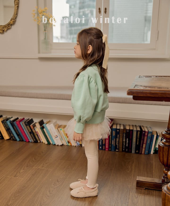 Bonaloi - Korean Children Fashion - #discoveringself - Color Shirring Skirt Leggings - 4
