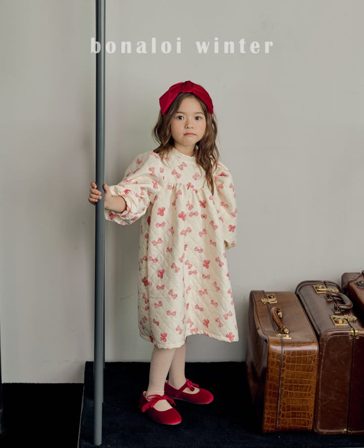 Bonaloi - Korean Children Fashion - #fashionkids - Ribboni ONE-piece - 8