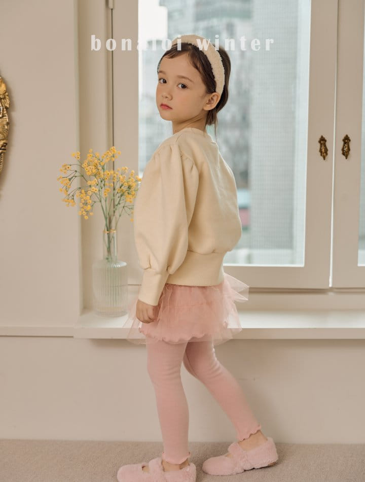 Bonaloi - Korean Children Fashion - #kidsshorts - Ribbon Rabbit Sweatshirt - 10