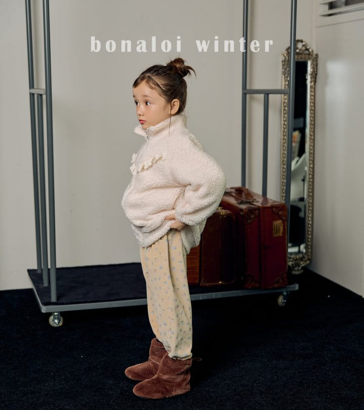 Bonaloi - Korean Children Fashion - #kidsshorts - Veloure Pants - 2