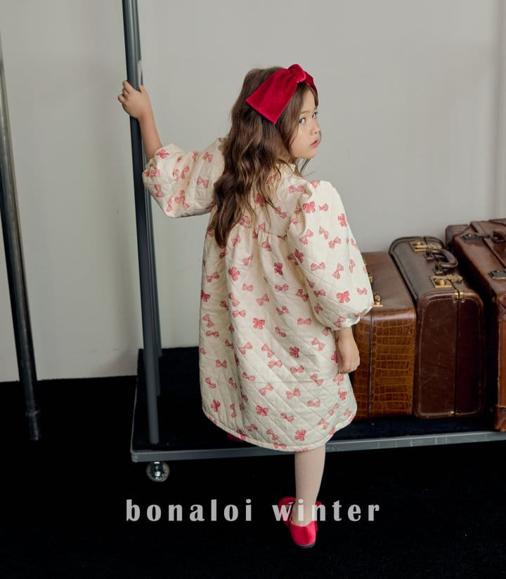 Bonaloi - Korean Children Fashion - #kidsshorts - Ribboni ONE-piece - 9
