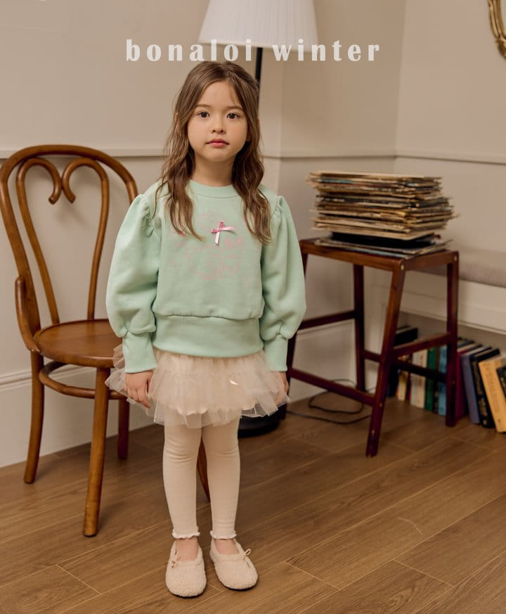 Bonaloi - Korean Children Fashion - #kidsstore - Ribbon Rabbit Sweatshirt - 11