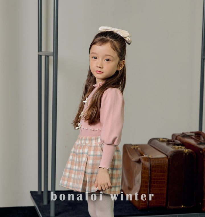 Bonaloi - Korean Children Fashion - #kidsstore - Triple Ribbon Tee - 10