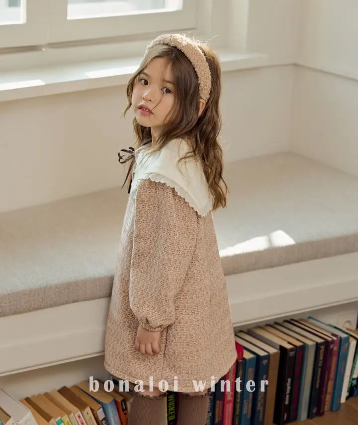 Bonaloi - Korean Children Fashion - #kidzfashiontrend - Chucream One-piece - 9