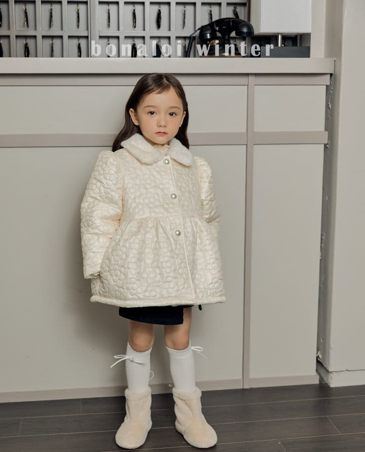 Bonaloi - Korean Children Fashion - #Kfashion4kids - Quilting Padding Coat - 4