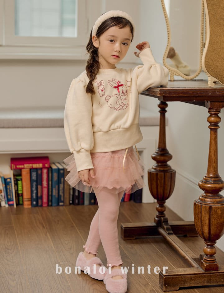 Bonaloi - Korean Children Fashion - #magicofchildhood - Color Shirring Skirt Leggings - 10