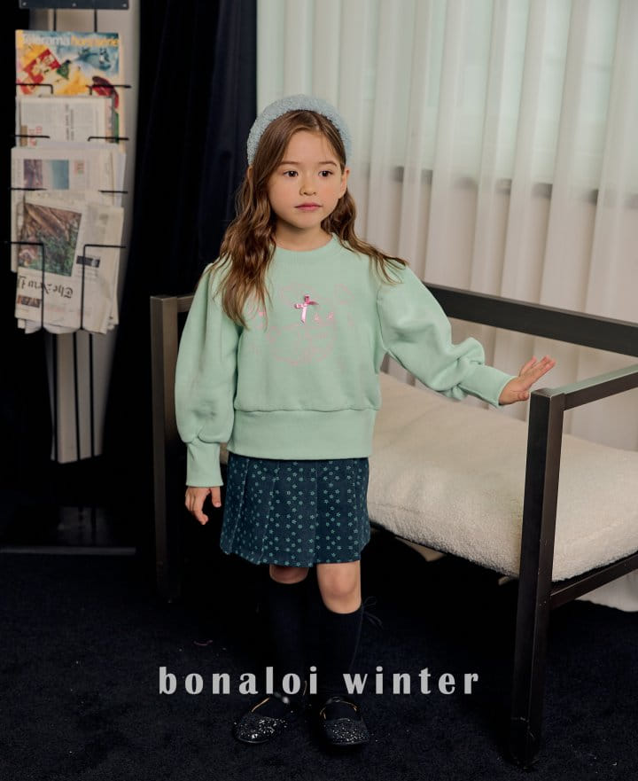 Bonaloi - Korean Children Fashion - #prettylittlegirls - Denim Fleece Skirt Pants - 11