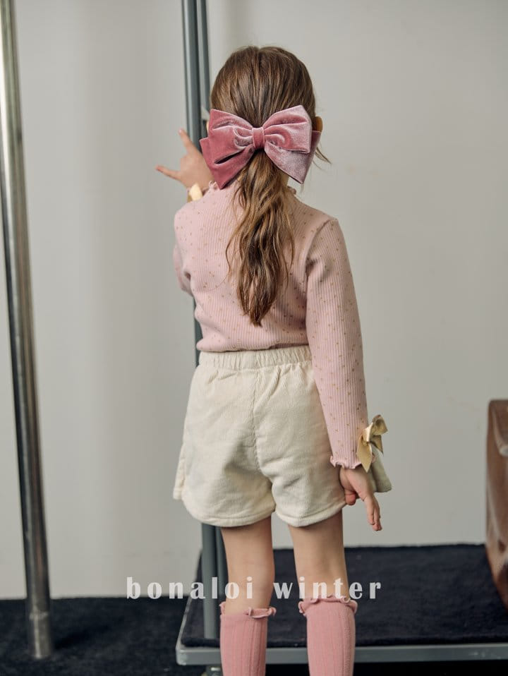 Bonaloi - Korean Children Fashion - #minifashionista - Side Rib Skirt Pants - 4