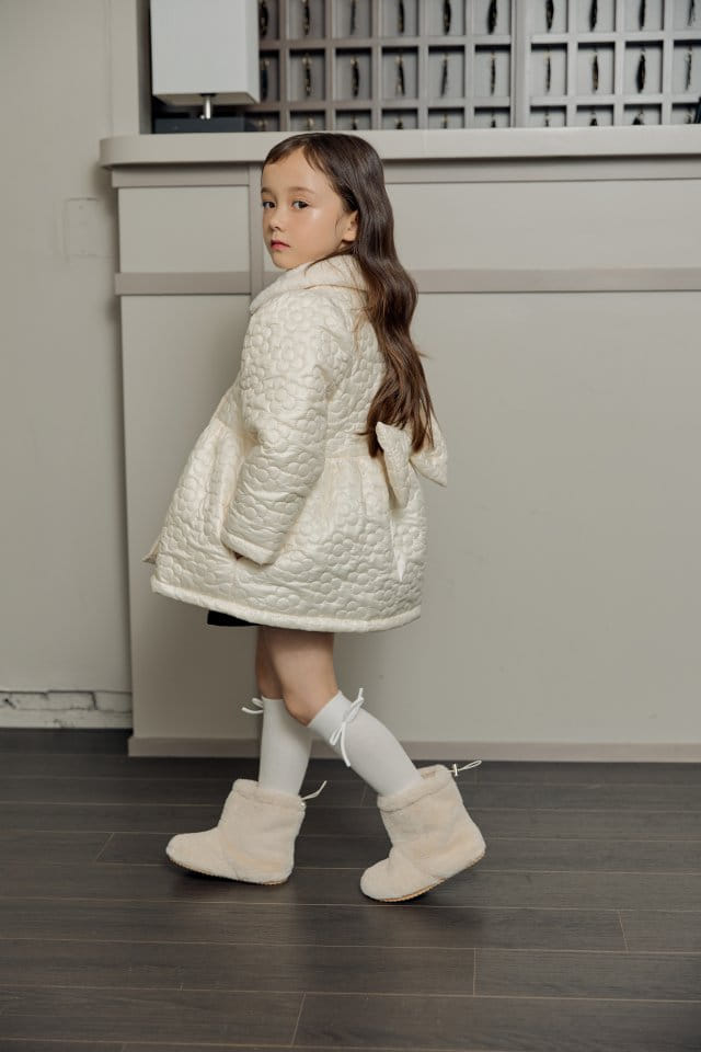 Bonaloi - Korean Children Fashion - #todddlerfashion - Quilting Padding Coat - 8