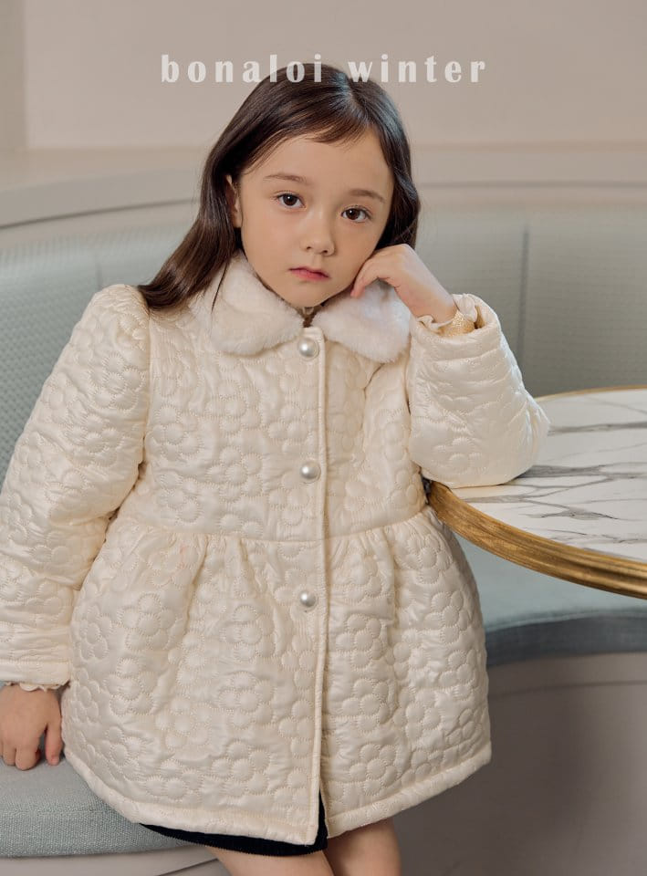 Bonaloi - Korean Children Fashion - #toddlerclothing - Quilting Padding Coat - 9