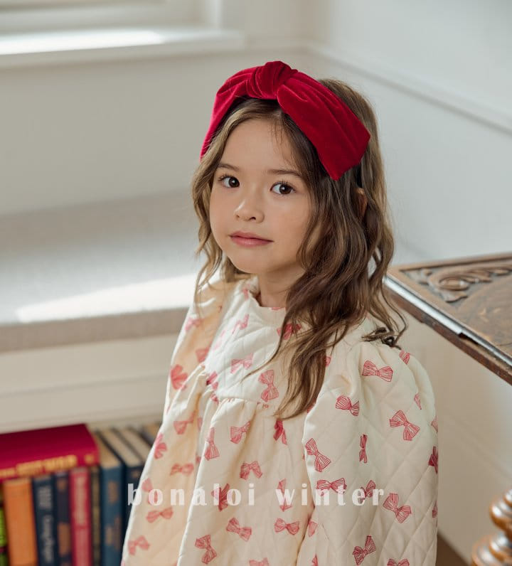 Bonaloi - Korean Children Fashion - #toddlerclothing - Veloure Hairband