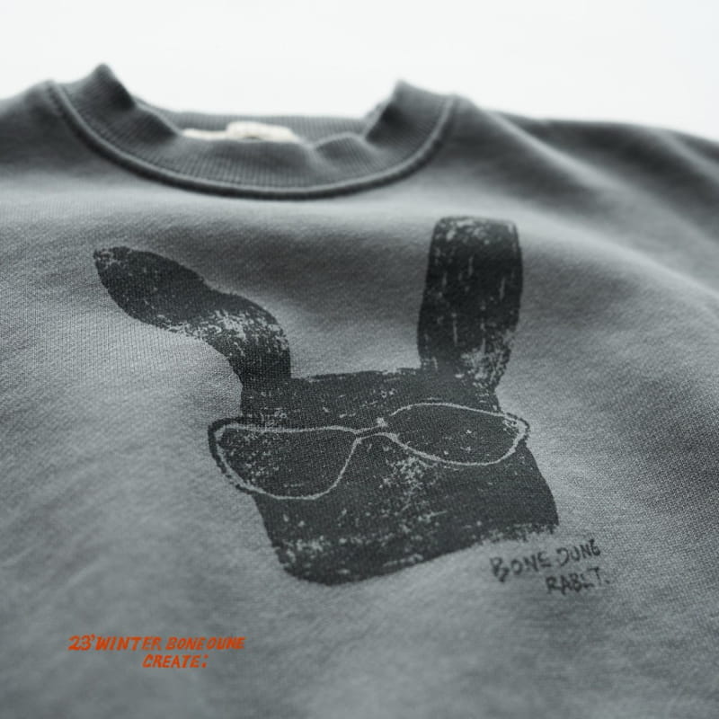 Boneoune - Korean Children Fashion - #Kfashion4kids - Sun Glasses Rabbit Sweatshirt - 4