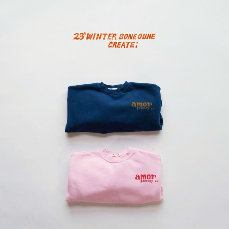 Boneoune - Korean Children Fashion - #toddlerclothing - Amor Sweatshirt - 2