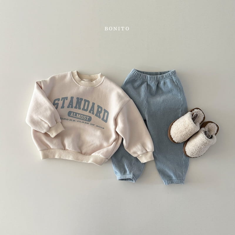 Bonito - Korean Baby Fashion - #babyboutique - Veloure Rib Pants - 10