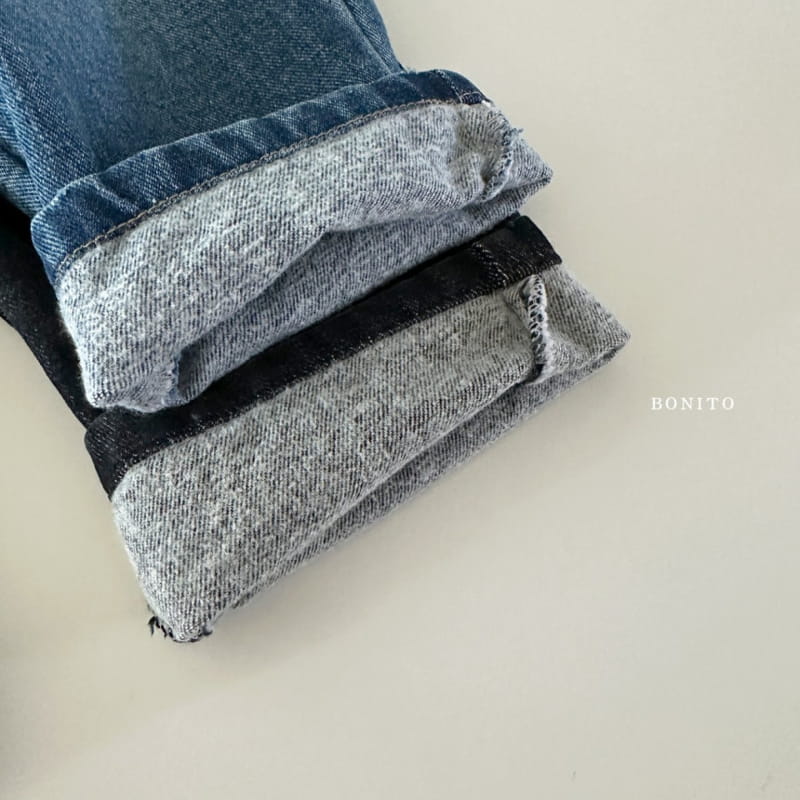 Bonito - Korean Baby Fashion - #onlinebabyshop - Fleece Jeans - 4