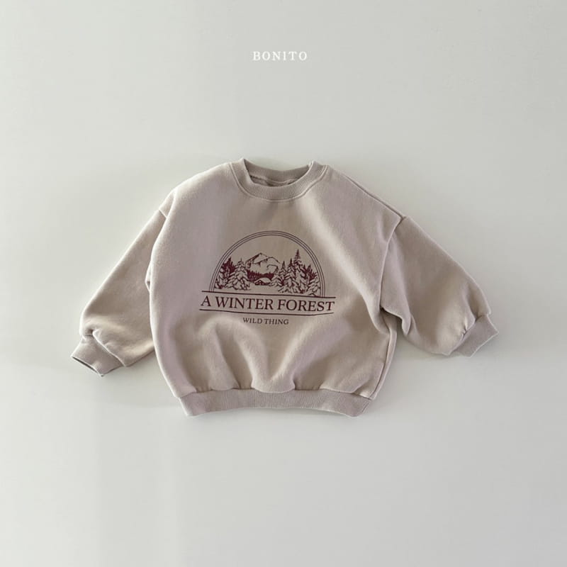 Bonito - Korean Baby Fashion - #babyboutique - Winter Forest Sweatshirt - 3