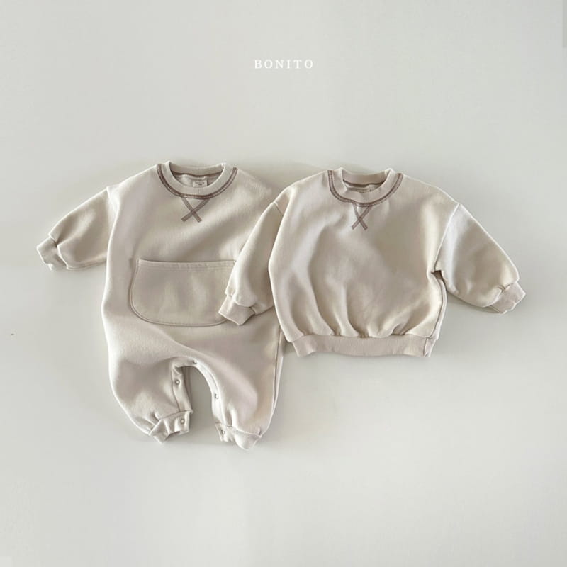 Bonito - Korean Baby Fashion - #babyboutiqueclothing - Gay Big Pocket Bodysuit - 3