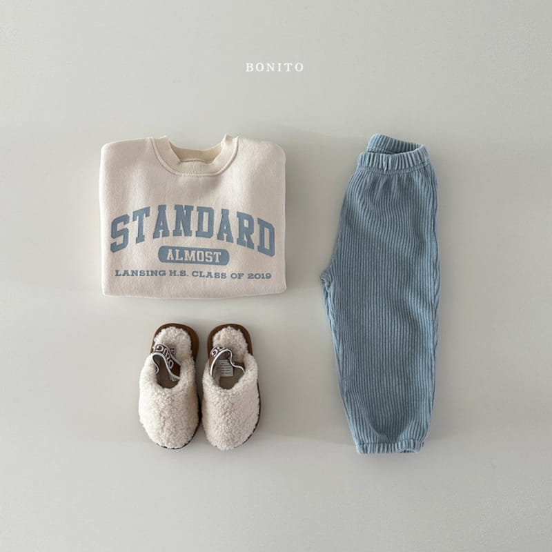 Bonito - Korean Baby Fashion - #babyboutiqueclothing - Veloure Rib Pants - 12