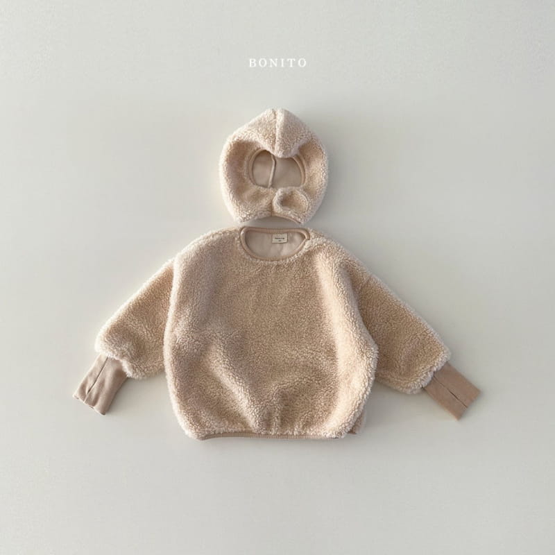 Bonito - Korean Baby Fashion - #babyboutiqueclothing - Dumble Sweatshirt Baraclava Set - 5