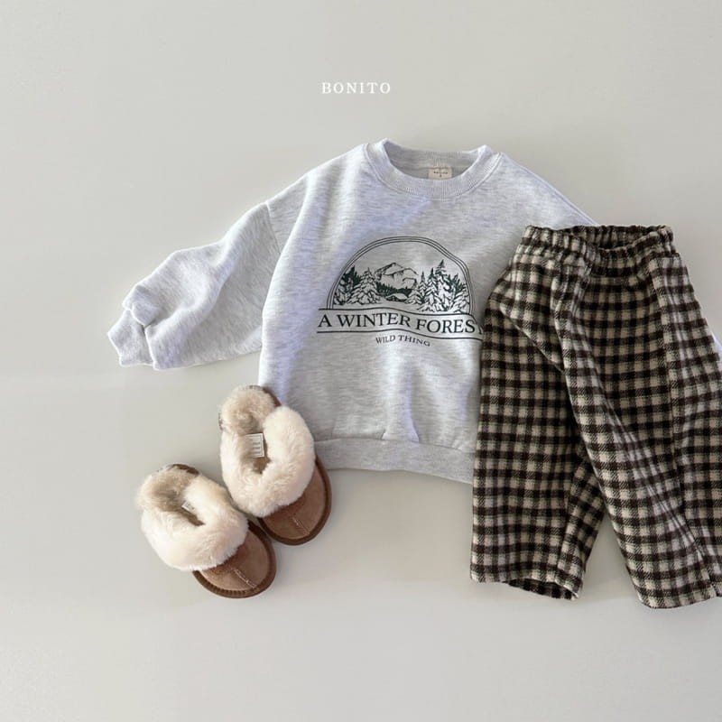 Bonito - Korean Baby Fashion - #babyclothing - Winter Forest Sweatshirt - 5