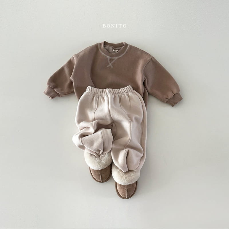 Bonito - Korean Baby Fashion - #babyclothing - Fleece Pping St Pants - 4