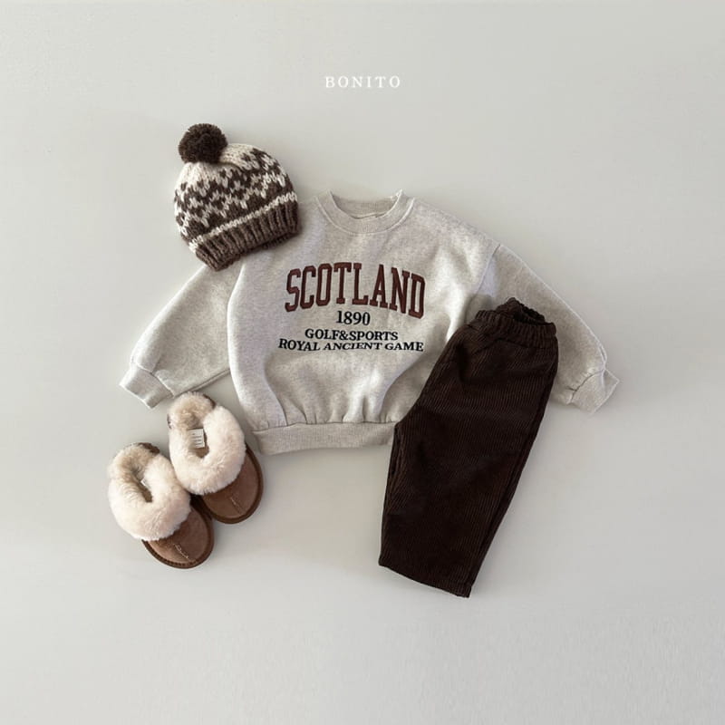 Bonito - Korean Baby Fashion - #babyfashion - Scotland Sweatshirt - 11