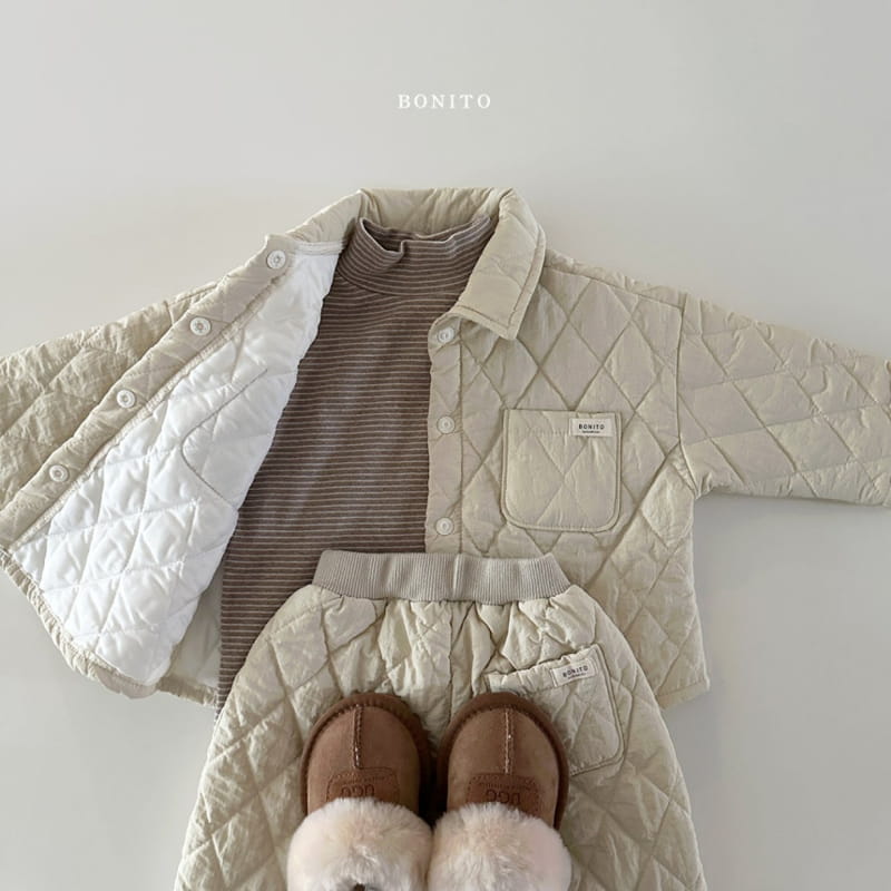 Bonito - Korean Baby Fashion - #babyfashion - Quilting Shirt - 10