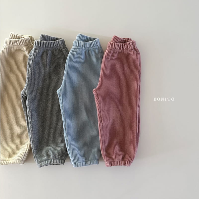 Bonito - Korean Baby Fashion - #babygirlfashion - Veloure Rib Pants