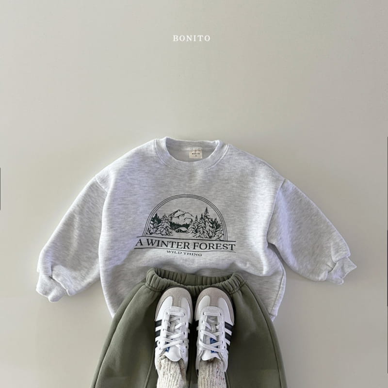Bonito - Korean Baby Fashion - #babygirlfashion - Winter Forest Sweatshirt - 8