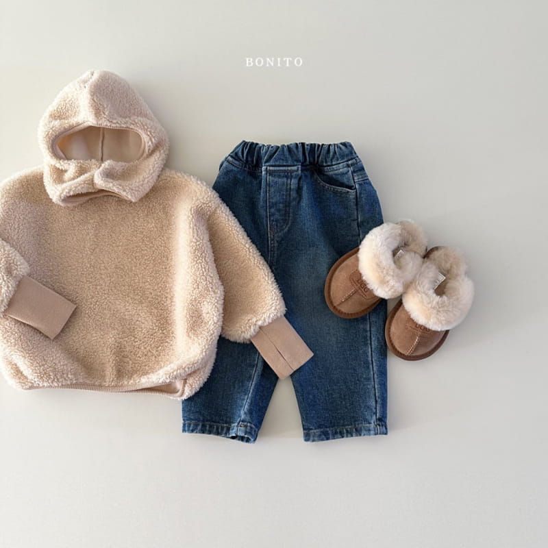 Bonito - Korean Baby Fashion - #babylifestyle - Dumble Sweatshirt Baraclava Set - 10