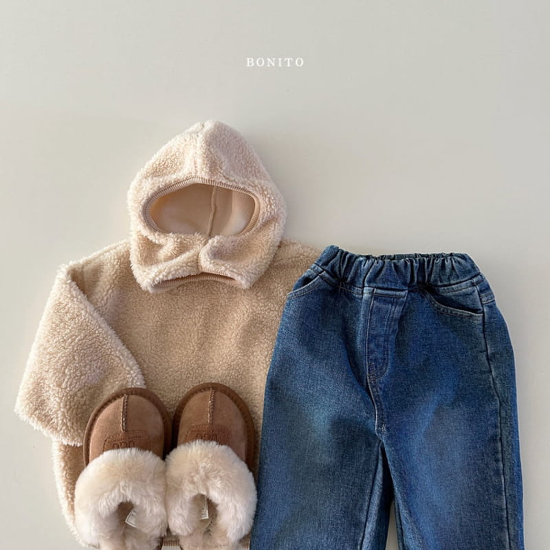 Bonito - Korean Baby Fashion - #babyoninstagram - Dumble Sweatshirt Baraclava Set - 11