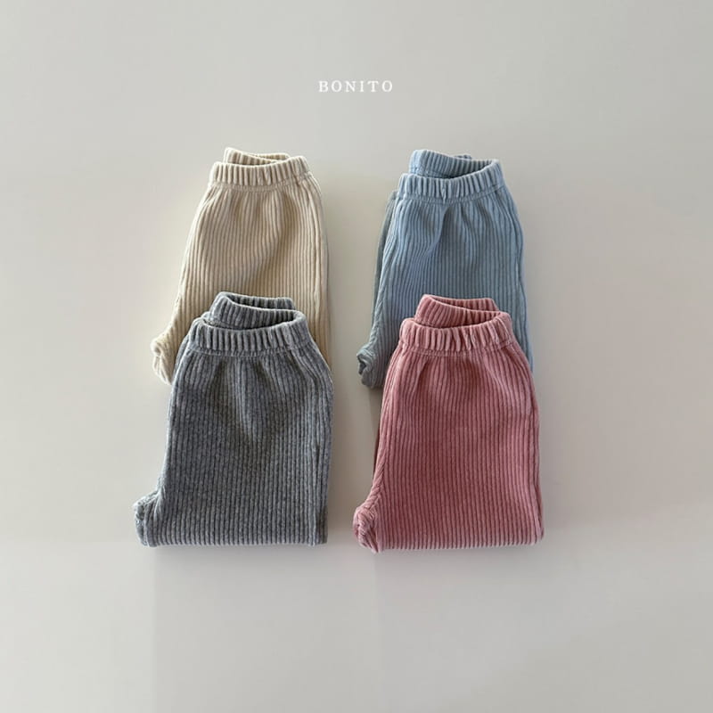 Bonito - Korean Baby Fashion - #babyoninstagram - Veloure Rib Pants - 4